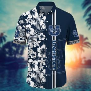 Utah State Aggies NCAA Flower Hawaii Shirt For Fans Ver 25