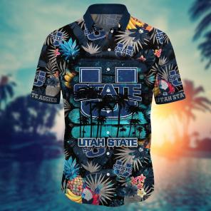 Utah State Aggies NCAA Flower Hawaii Shirt For Fans Ver 32