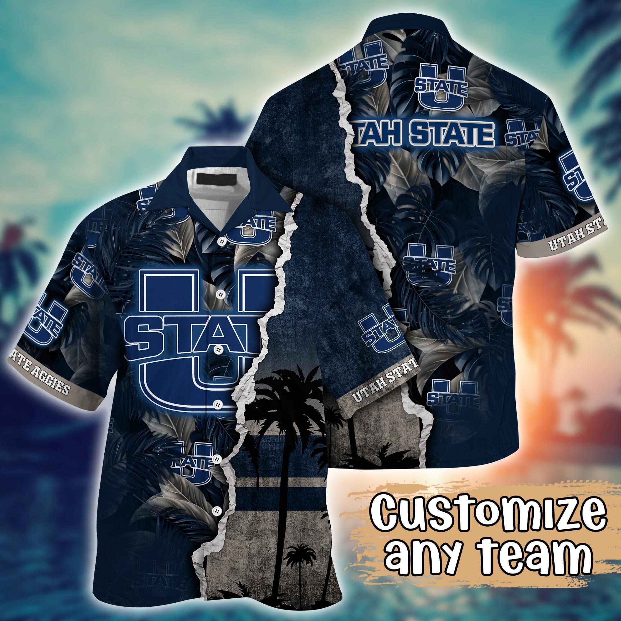 Utah State Aggies NCAA Flower Hawaii Shirt For Fans Ver 33
