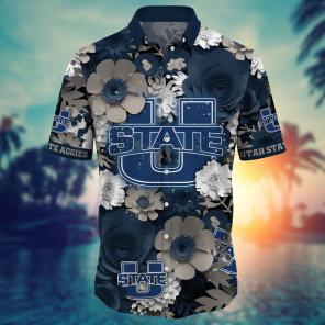 Utah State Aggies NCAA Flower Hawaii Shirt For Fans Ver 35