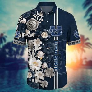 Utah State Aggies NCAA Flower Hawaii Shirt For Fans Ver 36