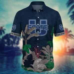 Utah State Aggies NCAA Flower Hawaii Shirt For Fans Ver 4