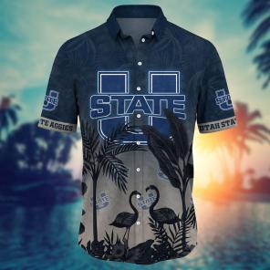 Utah State Aggies NCAA Flower Hawaii Shirt For Fans Ver 8