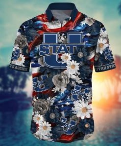 Utah State Aggies NCAA Hawaii Shirt Ver 3