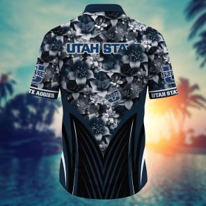 Utah State Aggies NCAA Hawaiian Shirt, Aloha Shirt Ver 1