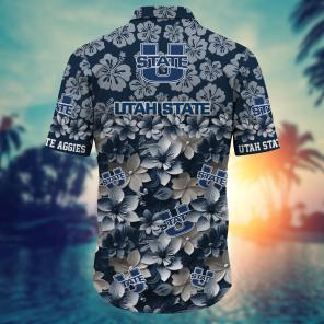 Utah State Aggies NCAA Hawaiian Shirt Gift For Fan