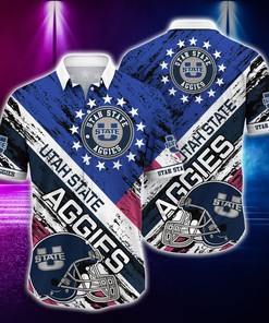 Utah State Aggies Ncaa Hawaiian Shirt - Perfect Gift for Fans of the Aggies
