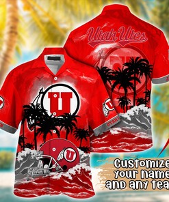 Utah Utes NCAA Best Hawaiian Shirt Ever- Customize Any Team Any League