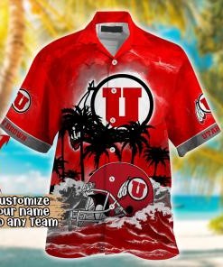 Utah Utes NCAA Best Hawaiian Shirt Ever- Customize Any Team Any League