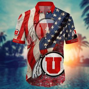 Utah Utes NCAA Flower Hawaii Shirt For Fans Ver 10