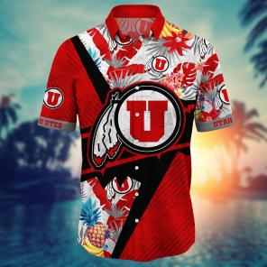 Utah Utes NCAA Flower Hawaii Shirt For Fans Ver 11
