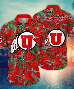 Utah Utes NCAA Flower Hawaii Shirt For Fans Ver 13