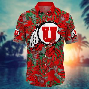 Utah Utes NCAA Flower Hawaii Shirt For Fans Ver 13