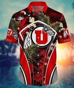 Utah Utes NCAA Flower Hawaii Shirt For Fans Ver 15