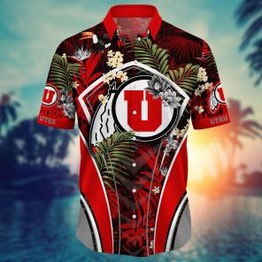Utah Utes NCAA Flower Hawaii Shirt For Fans Ver 15
