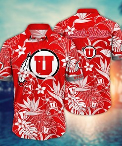 Utah Utes NCAA Flower Hawaii Shirt For Fans Ver 16