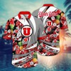 Utah Utes NCAA Flower Hawaii Shirt For Fans Ver 18