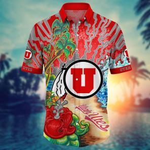 Utah Utes NCAA Flower Hawaii Shirt For Fans Ver 21