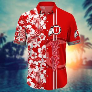 Utah Utes NCAA Flower Hawaii Shirt For Fans Ver 22