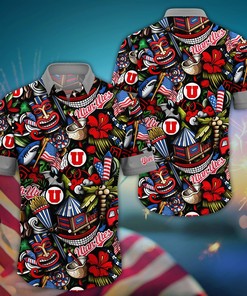 Utah Utes NCAA Flower Hawaii Shirt For Fans Ver 26
