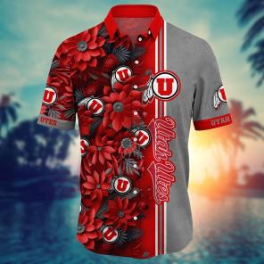 Utah Utes NCAA Flower Hawaii Shirt For Fans Ver 5