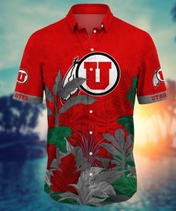 Utah Utes NCAA Flower Hawaii Shirt For Fans Ver 6
