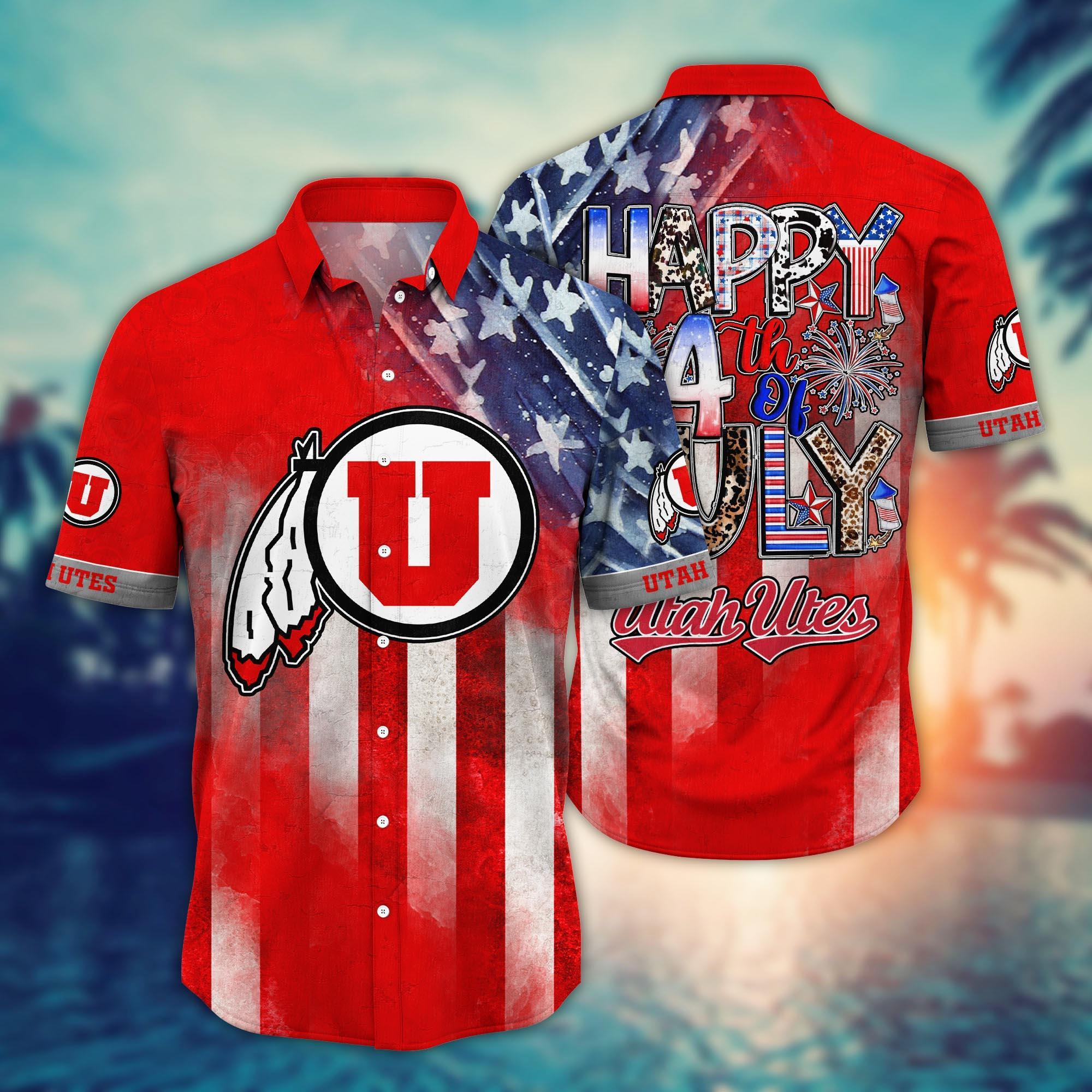 Utah Utes NCAA Hawaii Shirt Ver 2