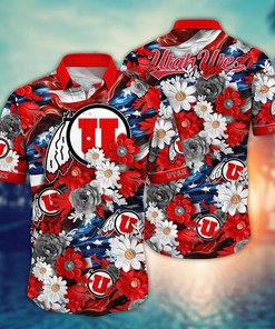 Utah Utes NCAA Hawaii Shirt Ver 3