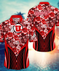 Utah Utes NCAA Hawaiian Shirt, Aloha Shirt Ver 1