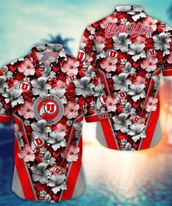 Utah Utes NCAA Hawaiian Shirt, Aloha Shirt Ver 2