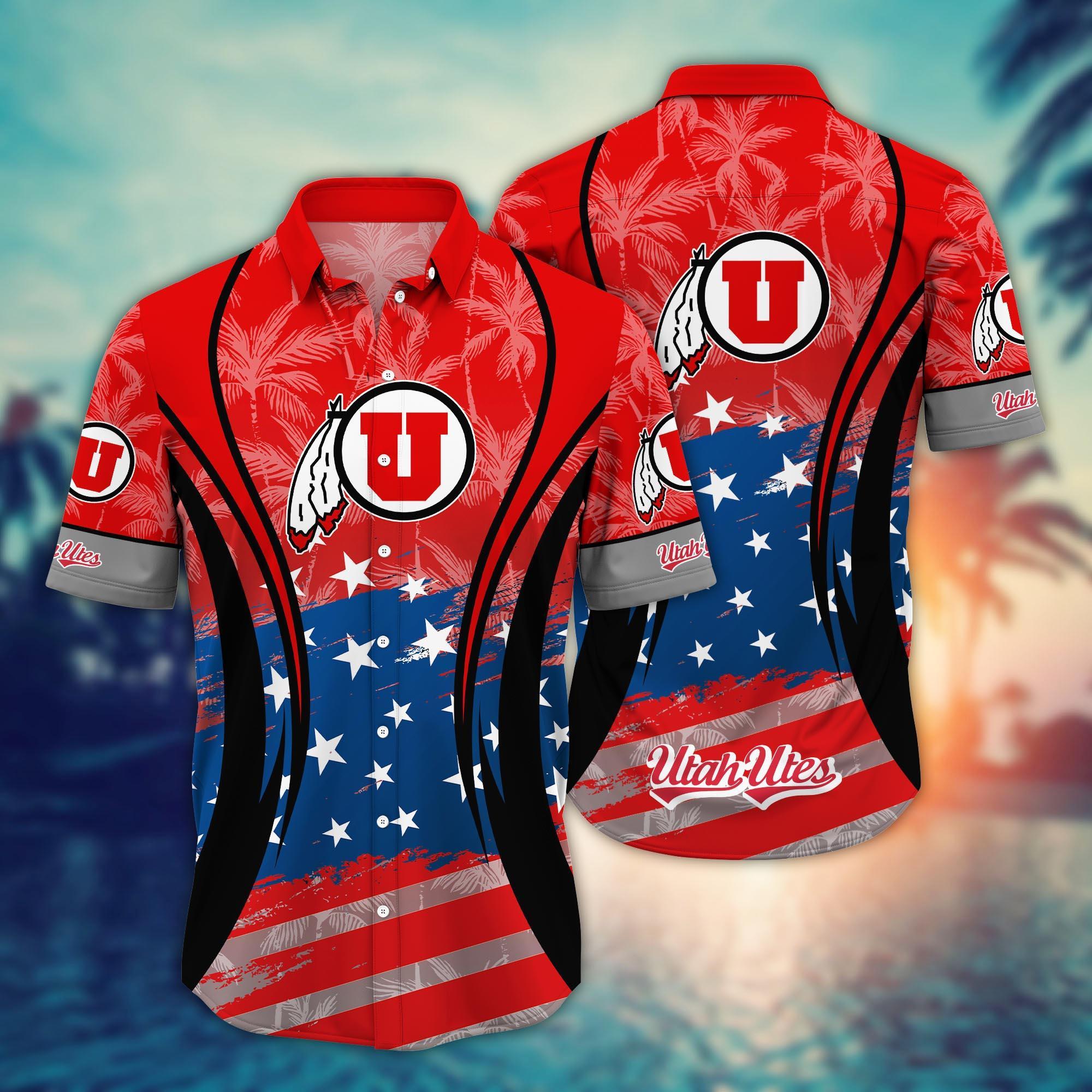 Utah Utes NCAA Hawaiian Shirt For Fans