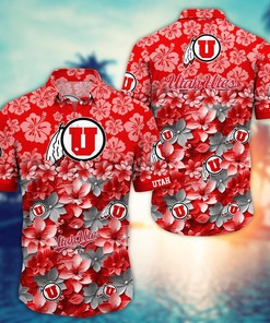 Utah Utes NCAA Hawaiian Shirt Gift For Fan
