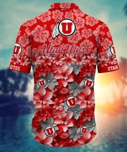 Utah Utes NCAA Hawaiian Shirt Gift For Fan