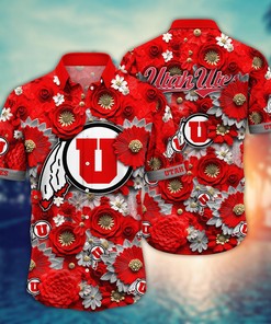 Utah Utes NCAA Hawaiian Shirt for This Summer Customize Shirt Any Team