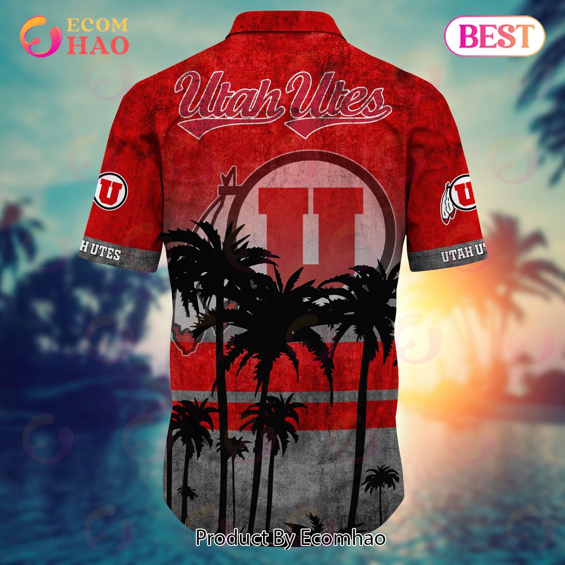 Utah Utes Summer Hawaiian Shirt and Shorts - Hot Trending Style