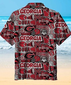 Valentine's Day Georgia Bulldogs UGA Hawaiian Shirt for Fans - Creative and Fun
