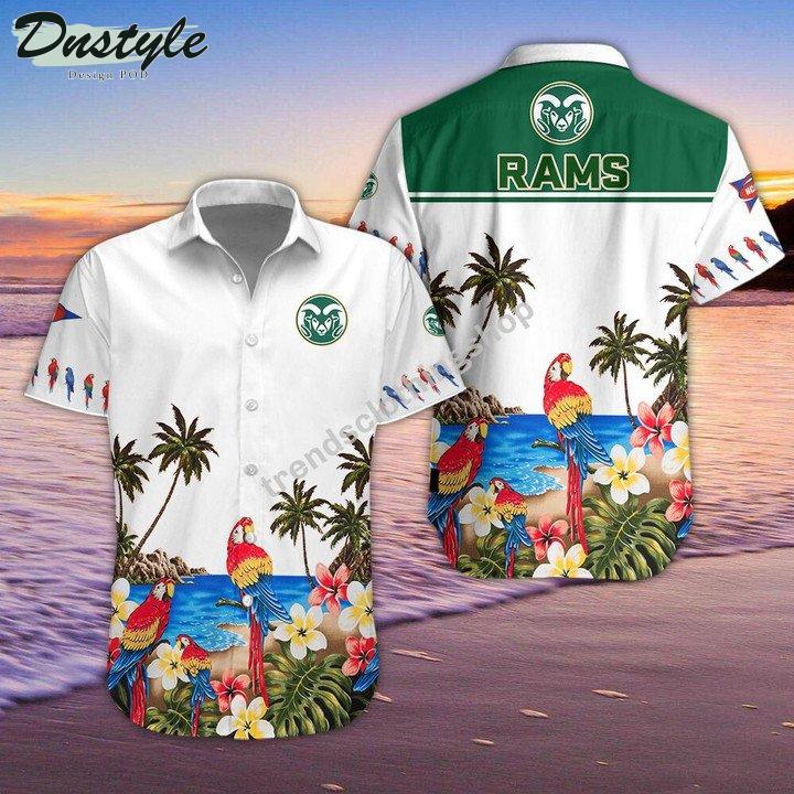 Vibrant Tropical Hawaiian Shirt for Colorado State Rams Fans