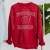 Vintage 1990's Pullover Sweatshirt of Wisconsin Badgers, Wisconsin Badgers Sweatshirt