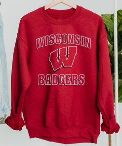 Vintage 1990's Pullover Sweatshirt of Wisconsin Badgers, Wisconsin Badgers Sweatshirt