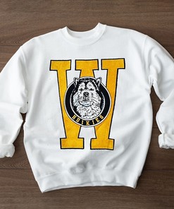 Vintage 1990s Husky University of Washington Sweatshirt - Retro College Fashion