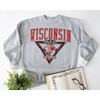 Vintage 1990s Sweatshirt of Wisconsin Badgers, Wisconsin Badgers Sweatshirt