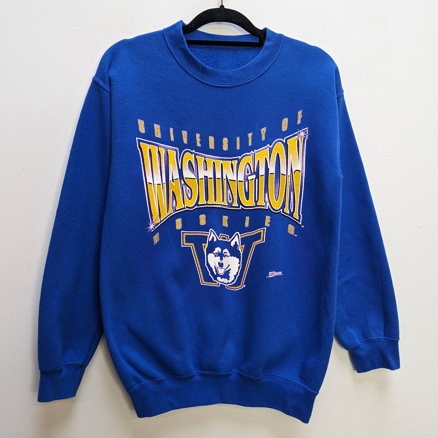 Vintage 90s Washington Huskies Sweatshirt - Classic Retro Style