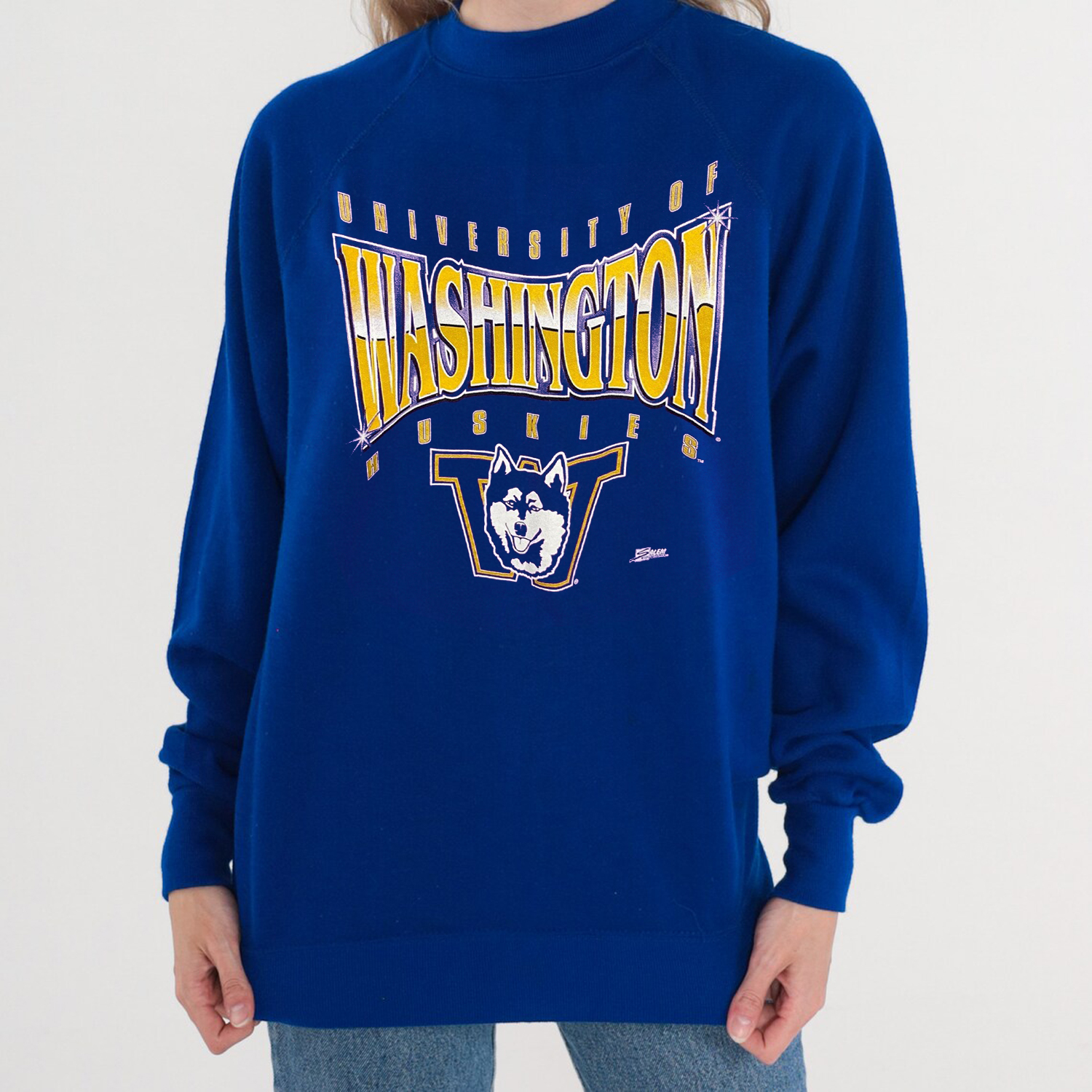 Vintage 90s Washington Huskies Sweatshirt - Classic Retro Style