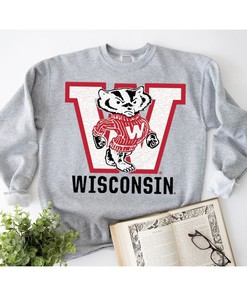 Vintage Bucky Badger T-Shirt in Wisconsin, Wisconsin Badgers Shirt