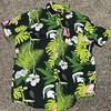 Vintage Flamingo Michigan State Spartans Hawaiian Shirt for Adults
