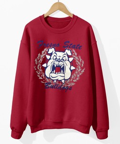 Vintage Fresno State Bulldogs Sweatshirt - Authentic Logo Print