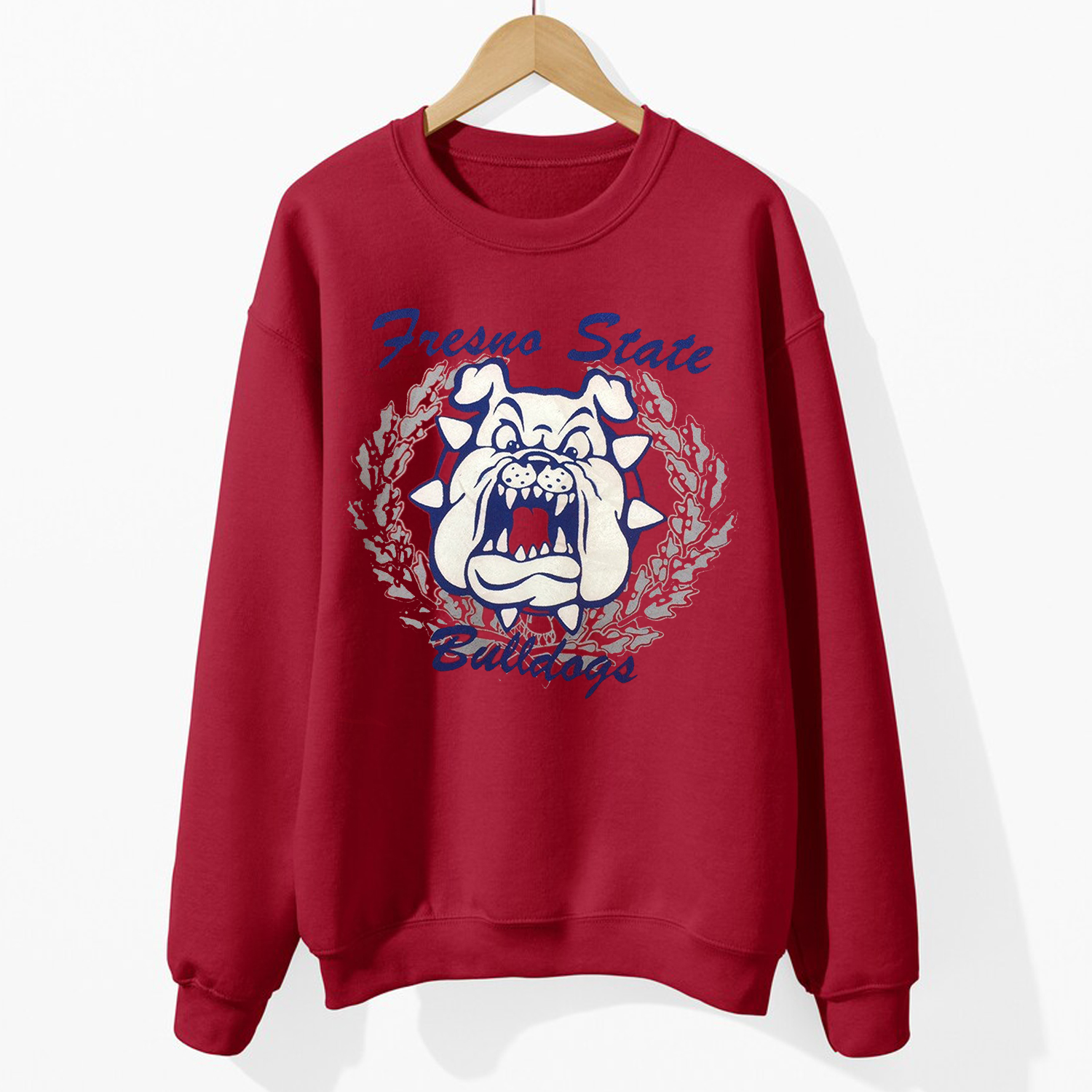 Vintage Fresno State Bulldogs Sweatshirt - Authentic Logo Print