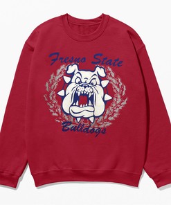 Vintage Fresno State Bulldogs Sweatshirt - Authentic Logo Print