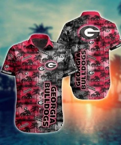 Vintage Georgia Bulldogs UGA Hawaiian Shirt - Perfect Gift For Beach Lovers