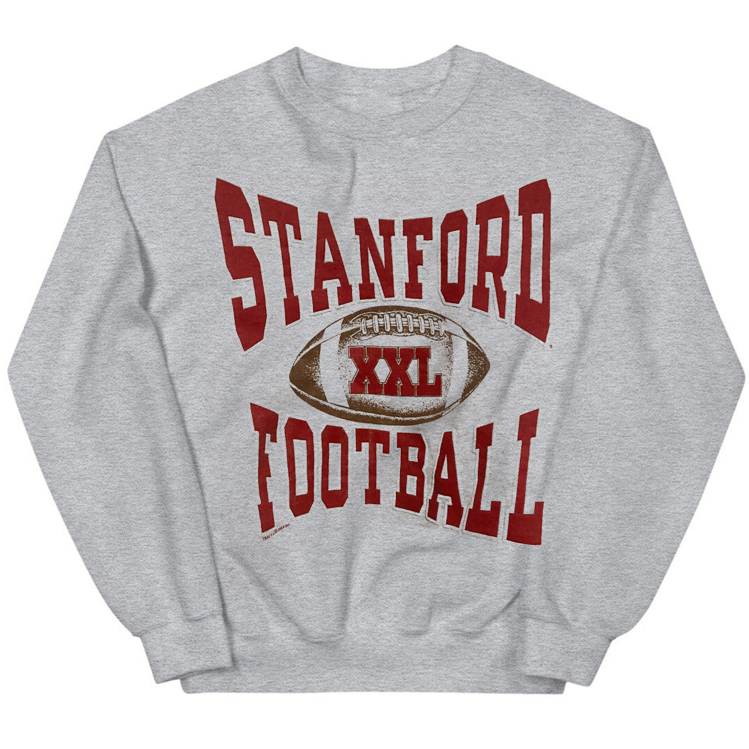 Vintage Stanford University Football Crewneck Sweatshirt - Retro College Apparel